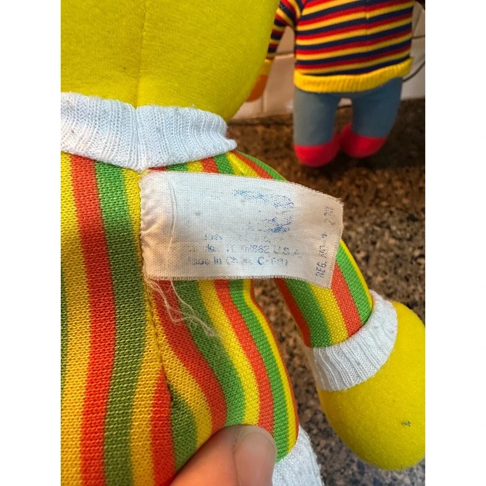 Vintage Applause Sesame‎ Street Bert and Ernie plush puppets